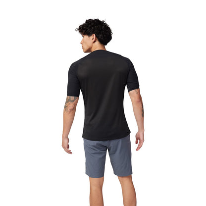 Maillot FOX FLEXAIR ASCENT Mangas Cortas Negro