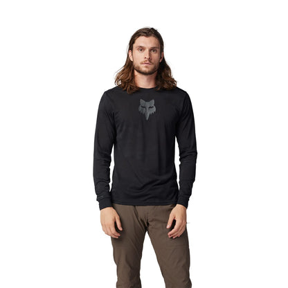Maillot FOX RANGER TRU DRI Manga Larga Negro