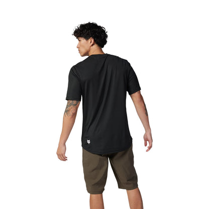 Maillot FOX RANGER MOTH Mangas Cortas Negro