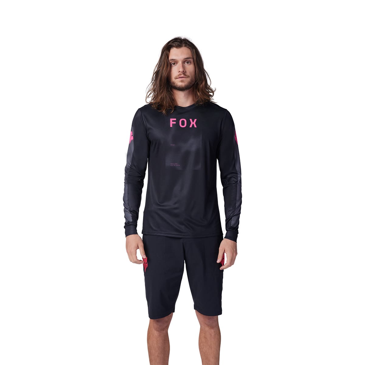 Maillot manga larga FOX RANGER TAUNT Negro