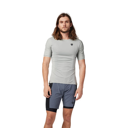 Maillot FOX FLEXAIR ASCENT Manga Corta Gris