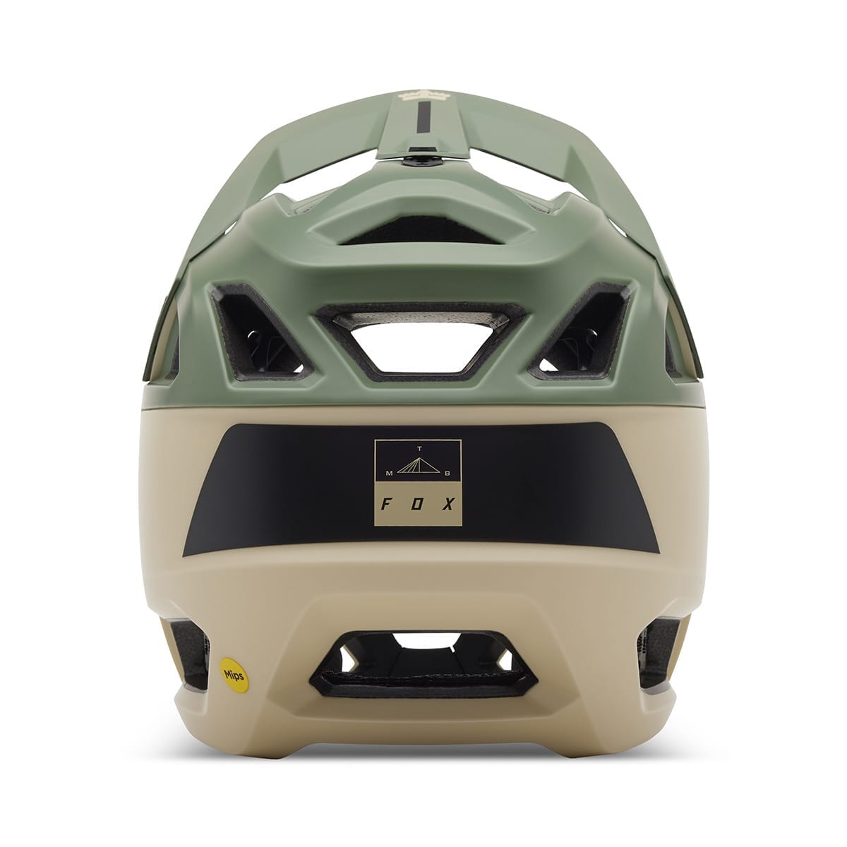 Casque FOX PROFRAME CLYZO MIPS Beige/Vert 2024