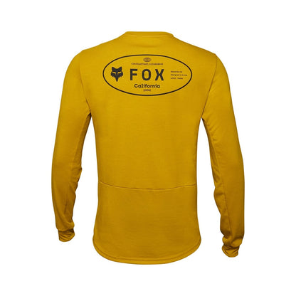 Maillot FOX RANGER DR MD Mangas Largas Mostaza 2024