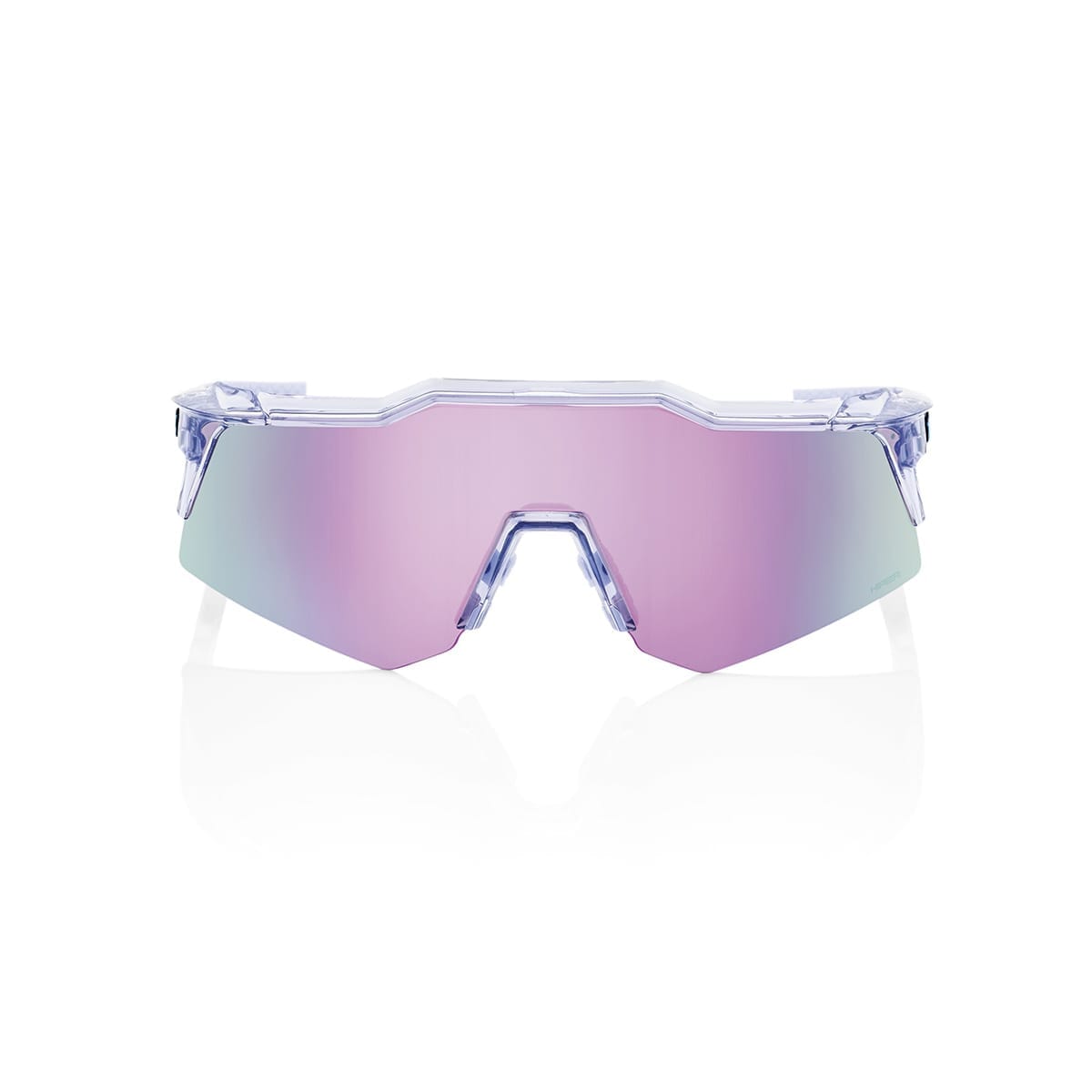 Gafas 100% SPEEDCRAFT XS POLISHED Translucent Hiper Mirror Lavende