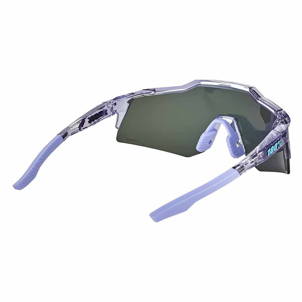 Gafas 100% SPEEDCRAFT XS POLISHED Translucent Hiper Mirror Lavende