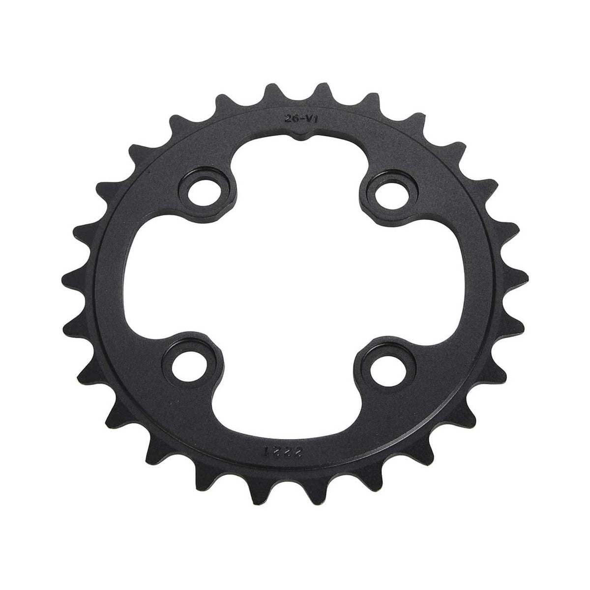 Plato interior SRAM MTB 64BCD de 10 velocidades, 4 agujeros, 64 mm — vista del plato sobre fondo blanco