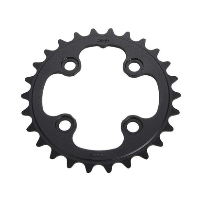 Plato interior SRAM MTB 64BCD de 10 velocidades, 4 agujeros, 64 mm — vista del plato sobre fondo blanco
