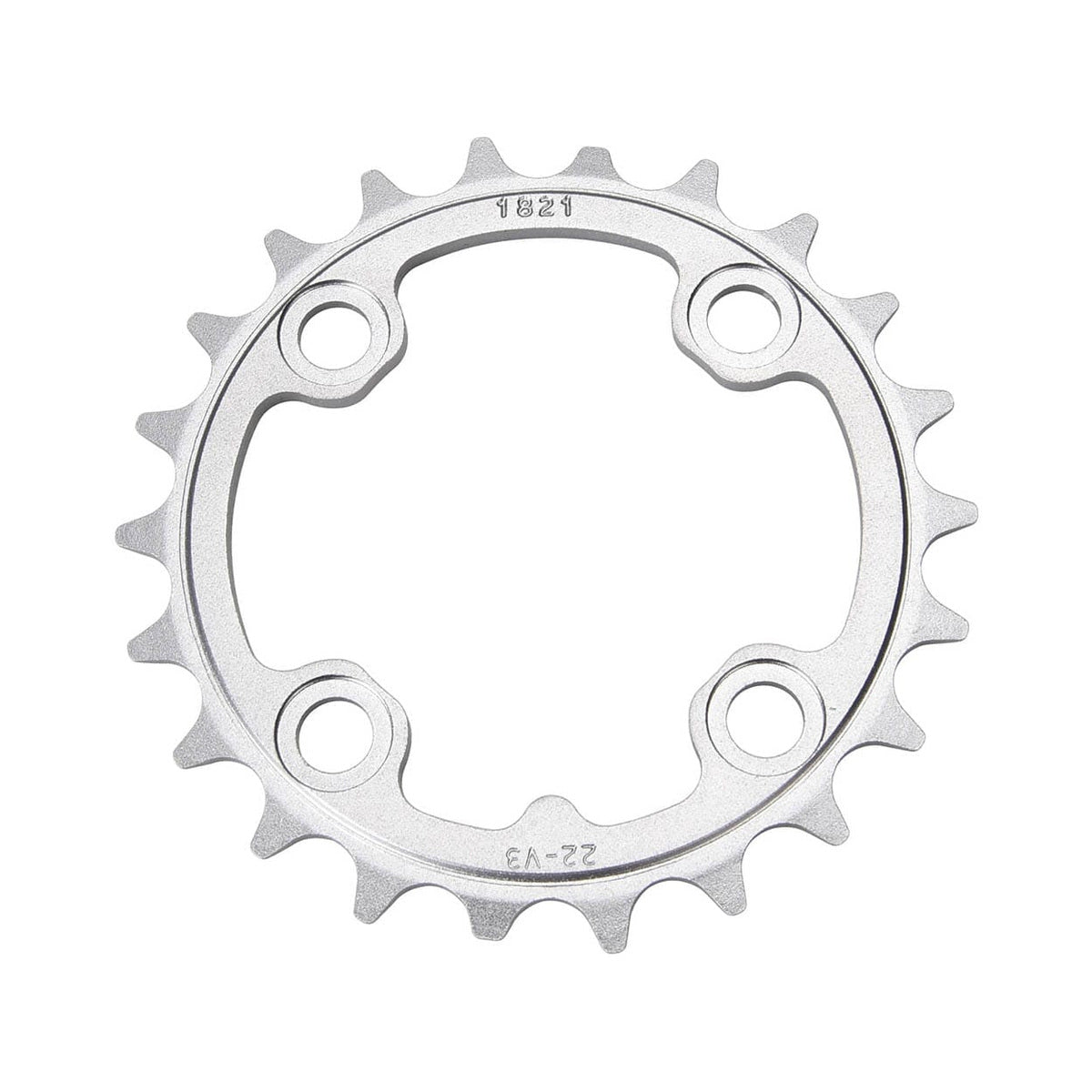 Plato interior SRAM MTB 64BCD V3 TUNGSTEN 9 velocidades, 4 orificios, 64 mm — vista del plato sobre fondo blanco
