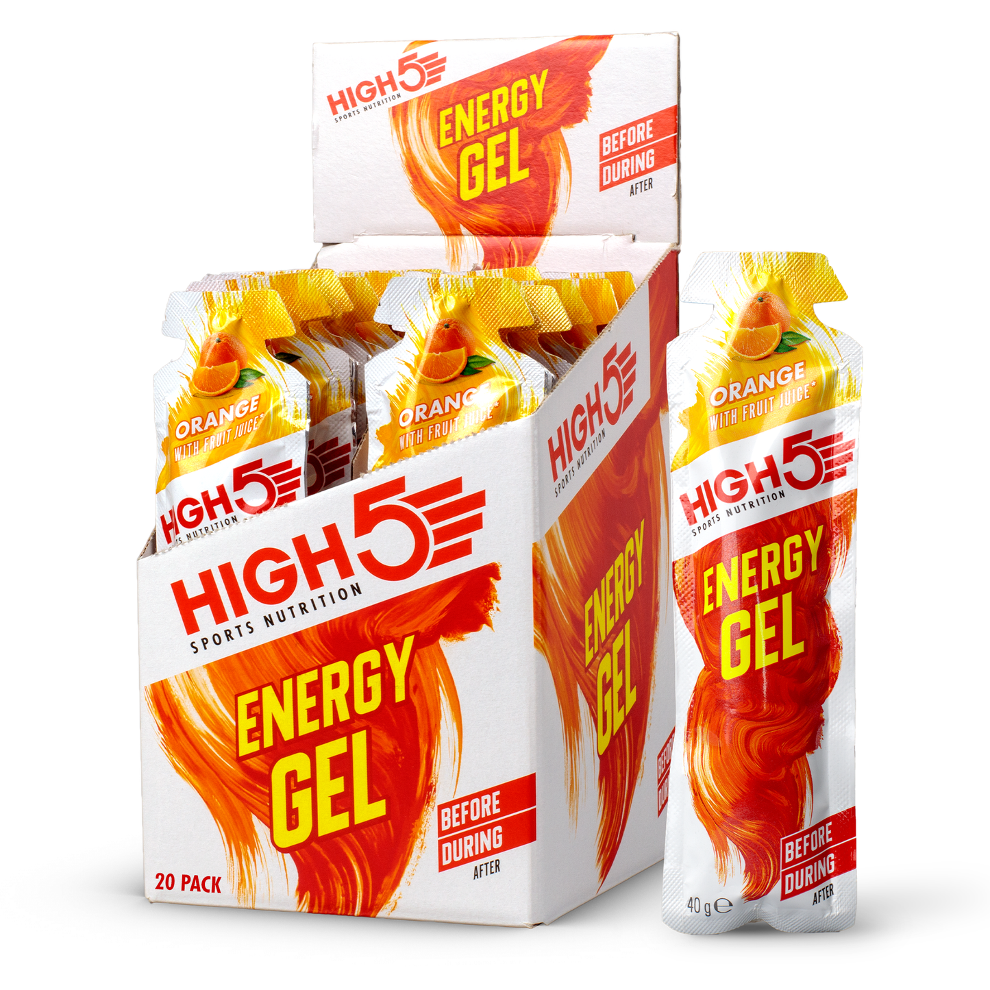 GEL ENERGÉTICO HIGH5 (40 g) Naranja