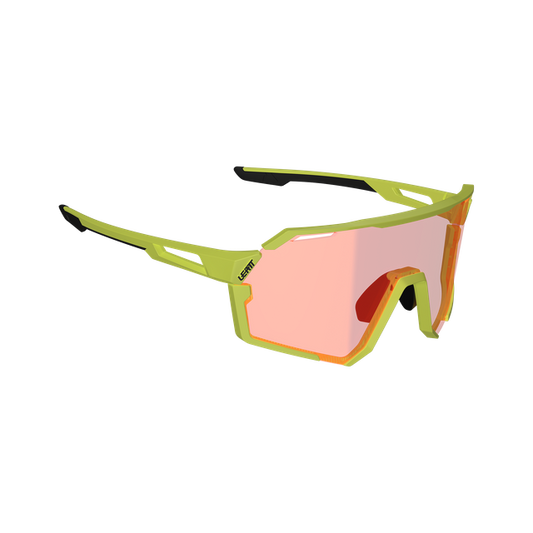 Gafas LEATT RIDEVIZ PRO SMALL Amarillas Lente Crystal Iriz Roja