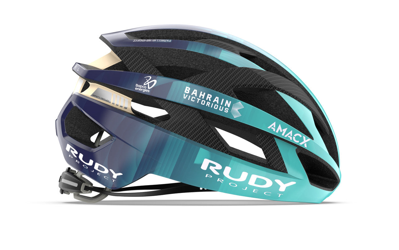 Casco de carretera RUDY PROJECT REBEL TEAM BAHRAIN VICTORIOUS Azul