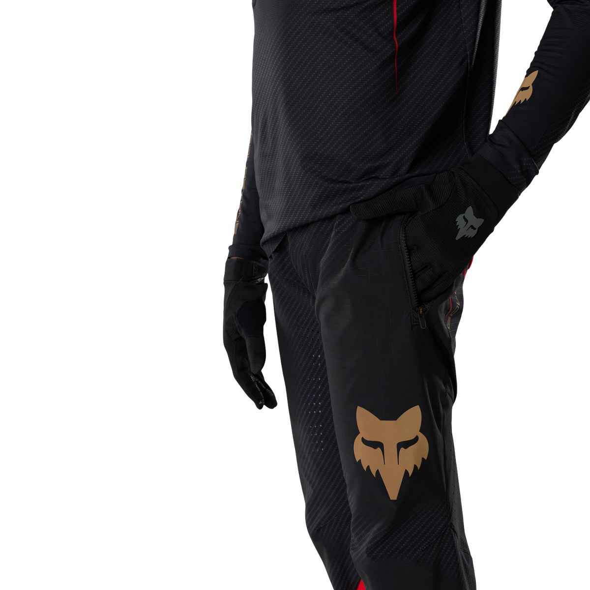 Pantalón FOX FLEXAIR GOLDSTONE SE júnior negro - vista 6