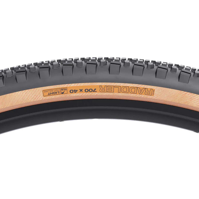 Neumático WTB RADDLER TCS LIGHT 700x40c Tubeless Ready Beige