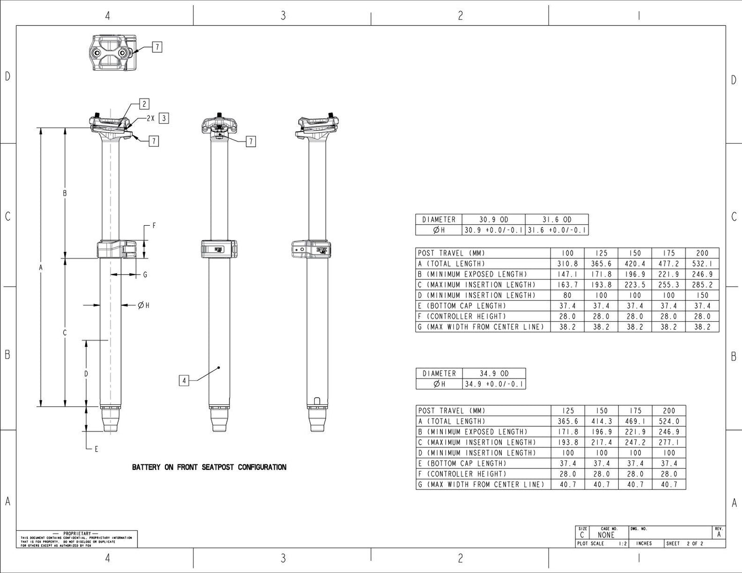 FOX RACING SHOX TRANSFER NEO FACTORY 2025 Tija Telescópica