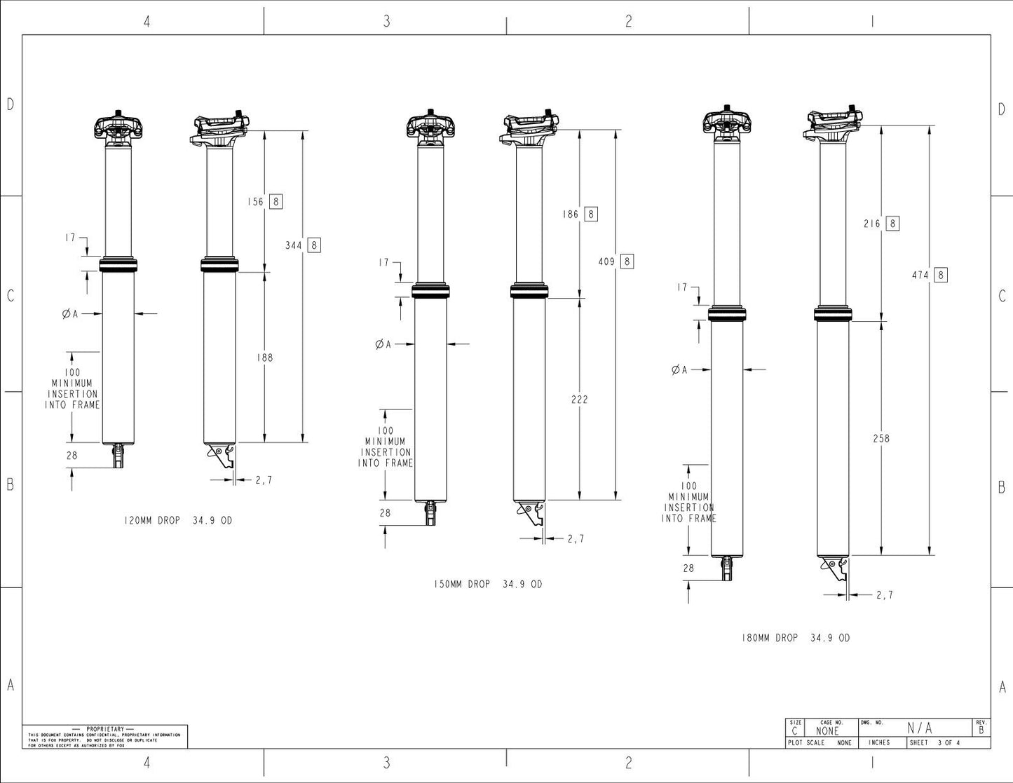 Tija telescópica FOX RACING SHOX TRANSFER FACTORY 2025