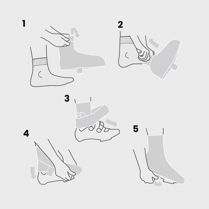 Cubrezapatillas GRIPGRAB AQUASHIELD 2 IMPERMEABLES DE CARRETERA negros