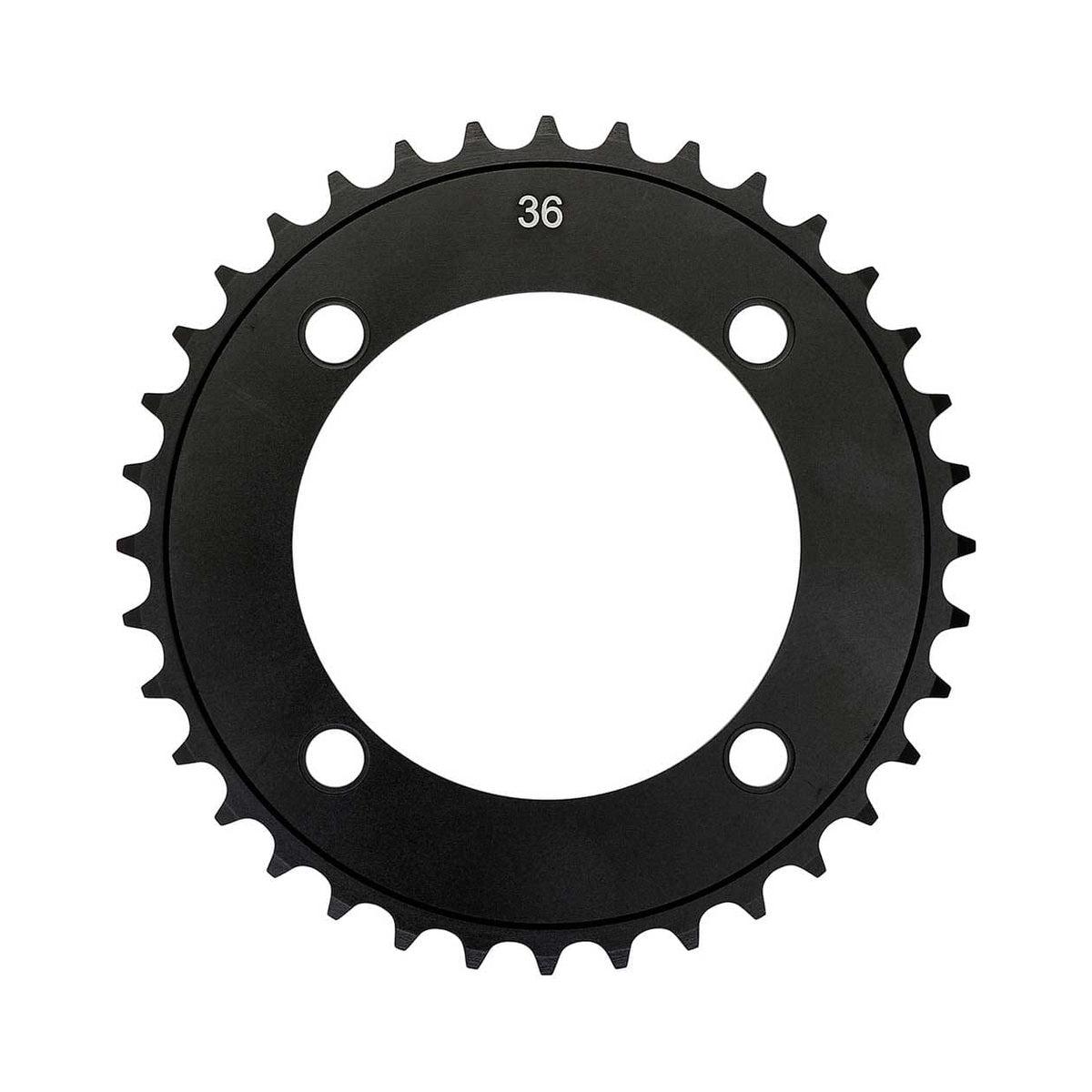 Plato único TRUVATIV SS / DH 8/9 velocidades, 4 orificios, 104 mm — vista del plato sobre fondo blanco