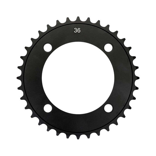 Plato único TRUVATIV SS / DH 8/9 velocidades, 4 orificios, 104 mm — vista del plato sobre fondo blanco