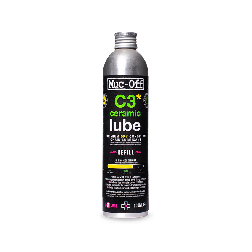 MUC-OFF C3 DRY CERAMIC LUBE Lubricante de cadena para condiciones secas (300 ml)