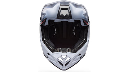 Casco MTB BELL FULL-10 SPHERICAL CARBON PEAK Blanco