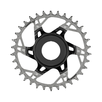 Plato único SRAM XX T-TYPE EAGLE SHIMANO 12 velocidades, montaje directo — vista del plato sobre fondo blanco