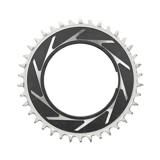 Plato único SRAM XX-SL T-TYPE EAGLE POWERMETER BOOST 12 velocidades, montaje directo, desplazamiento de 0 mm — vista del plato sobre fondo blanco