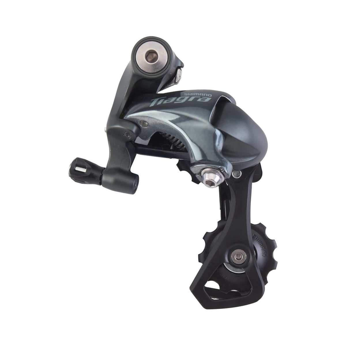 Cambio trasero SHIMANO TIAGRA 4700-SS de 10 velocidades con pata corta – vista del producto sobre fondo blanco
