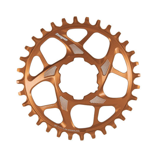 Plato monoplato HOPE R22 9/10/11/12V Direct Mount bronce — vista del plato sobre fondo blanco