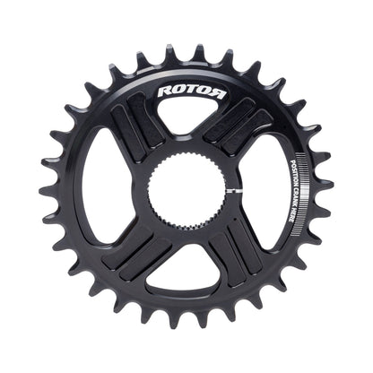 Plato monoplato 9/10/11V ROTOR noQ-RING Direct Mount para Hawk/Raptor/Kapic/2INPowerDM/INPowerDM — vista del plato sobre fondo blanco