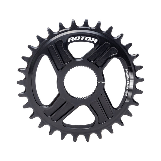 Plateau Mono 9/10/11V ROTOR noQ-RING Direct Mount pour Hawk/Raptor/Kapic/2INPowerDM/INPowerDM — vue du plateau sur fond blanc