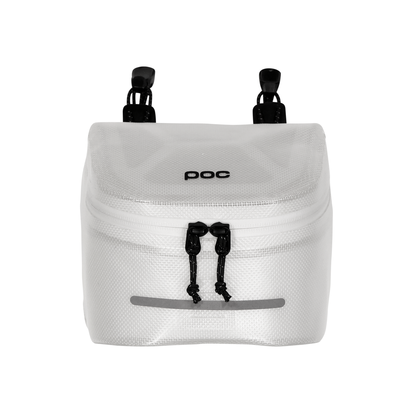 POC ULTRA BAR BAG 4L Bolsa de manillar blanca translúcida
