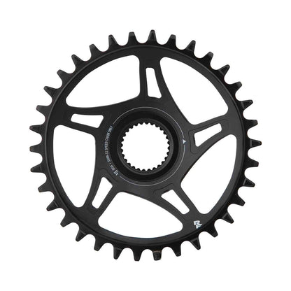Plato monoplato RACE FACE BOSCH 12 velocidades de montaje directo, 52 mm — vista del plato sobre fondo blanco