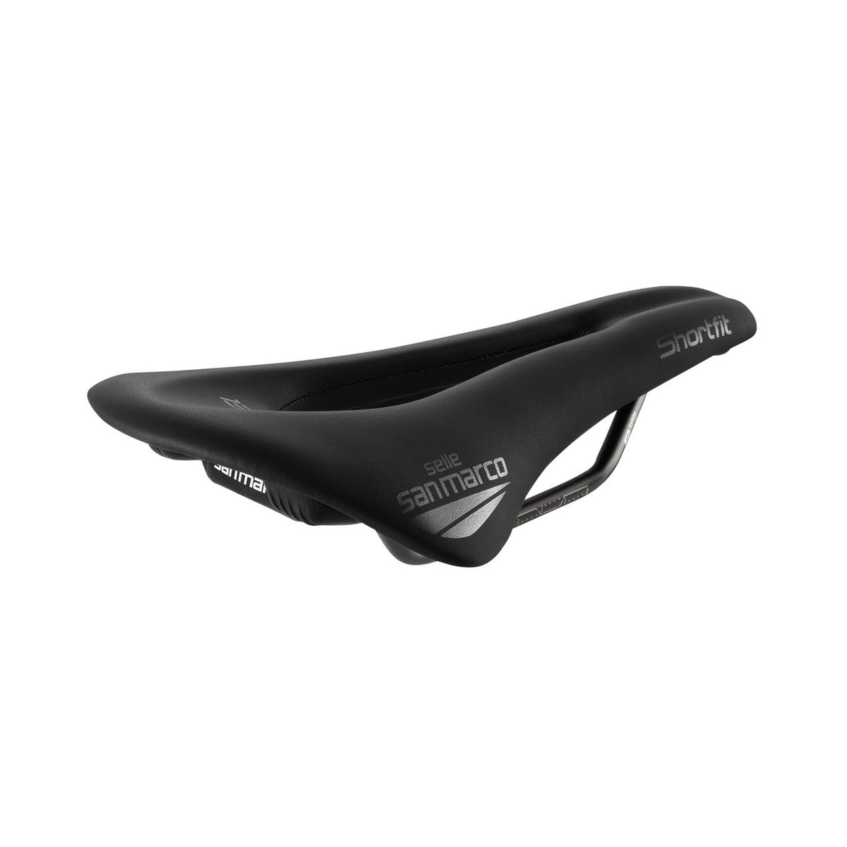 Sillín SAN MARCO Shortfit 130 Racing S3 - vista de tres cuartos