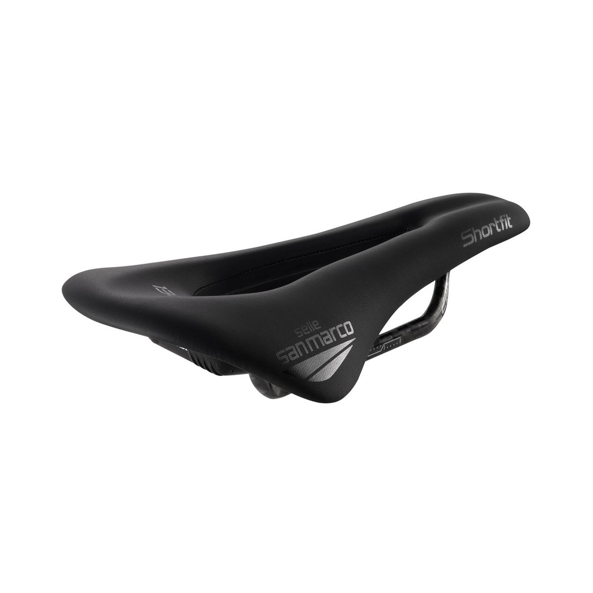 Sillín SAN MARCO Shortfit 130 Carbon FX S3 - vista de tres cuartos