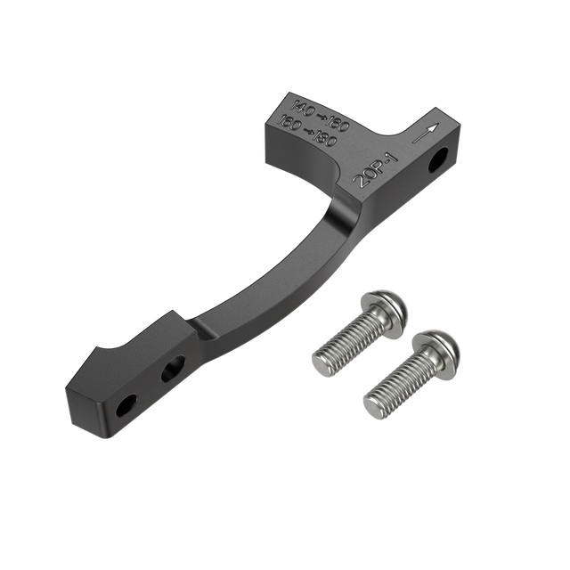 SRAM PostMount 20P-1 Adaptador de Estribo para Discos de 160/180mm + Fijaciones de Acero Inoxidable