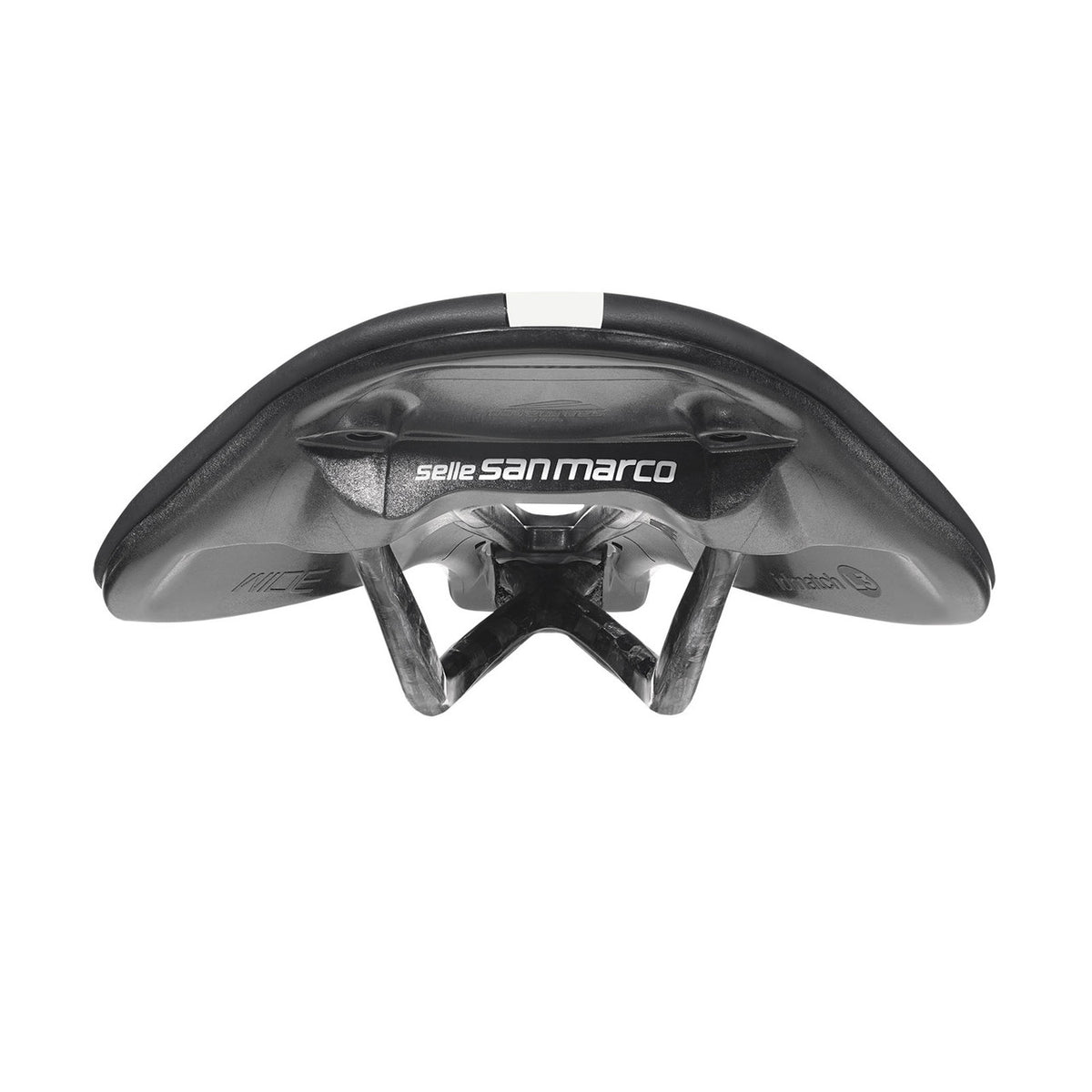 Sillín SAN MARCO Shortfit 2.0 Carbon FX Pro Series L3 - vista trasera
