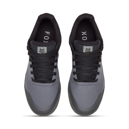 Zapatillas MTB FOX UNION CANVAS FLAT Gris/Negro