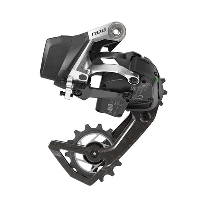 Cambio trasero SRAM RED AXS E1 de 12 velocidades – vista del producto sobre fondo blanco
