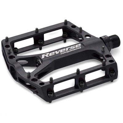 Pedales Planos REVERSE COMPONENTS BLACK ONE Negro