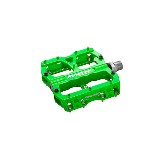 REVERSE COMPONENTS ESCAPE Pedales Planos Verde Fluorescente