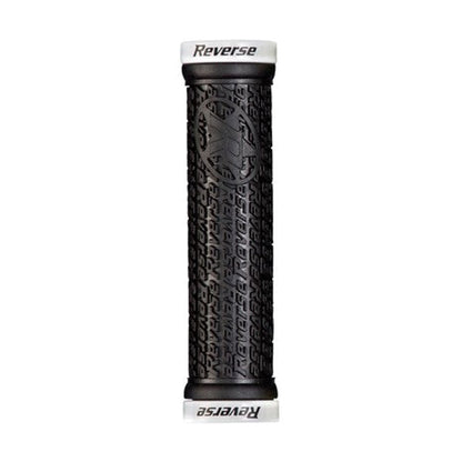 Grips REVERSE COMPONENTS STAMP Lock-On Ø 30mm Negro/Blanco