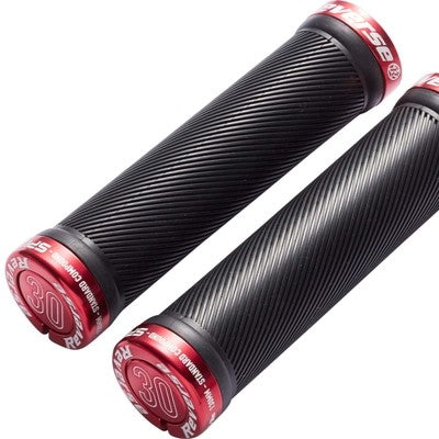 Grips REVERSE COMPONENTS SPIN Lock-On Ø 30mm Negro/Rojo