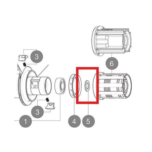 JUEGO DE 3 ESPACIADORES INTERNOS MAVIC FTS-L PLATEADOS DE 9MM