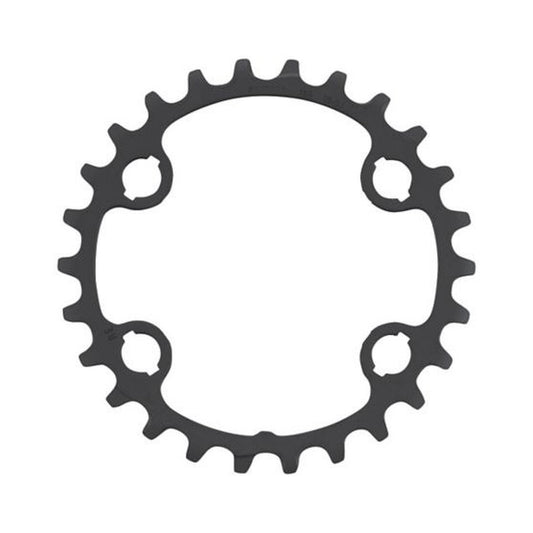 Plato interior SHIMANO SLX/XT para FC-M7100/8100 (26-36 dientes) 12 velocidades — vista del plato sobre fondo blanco