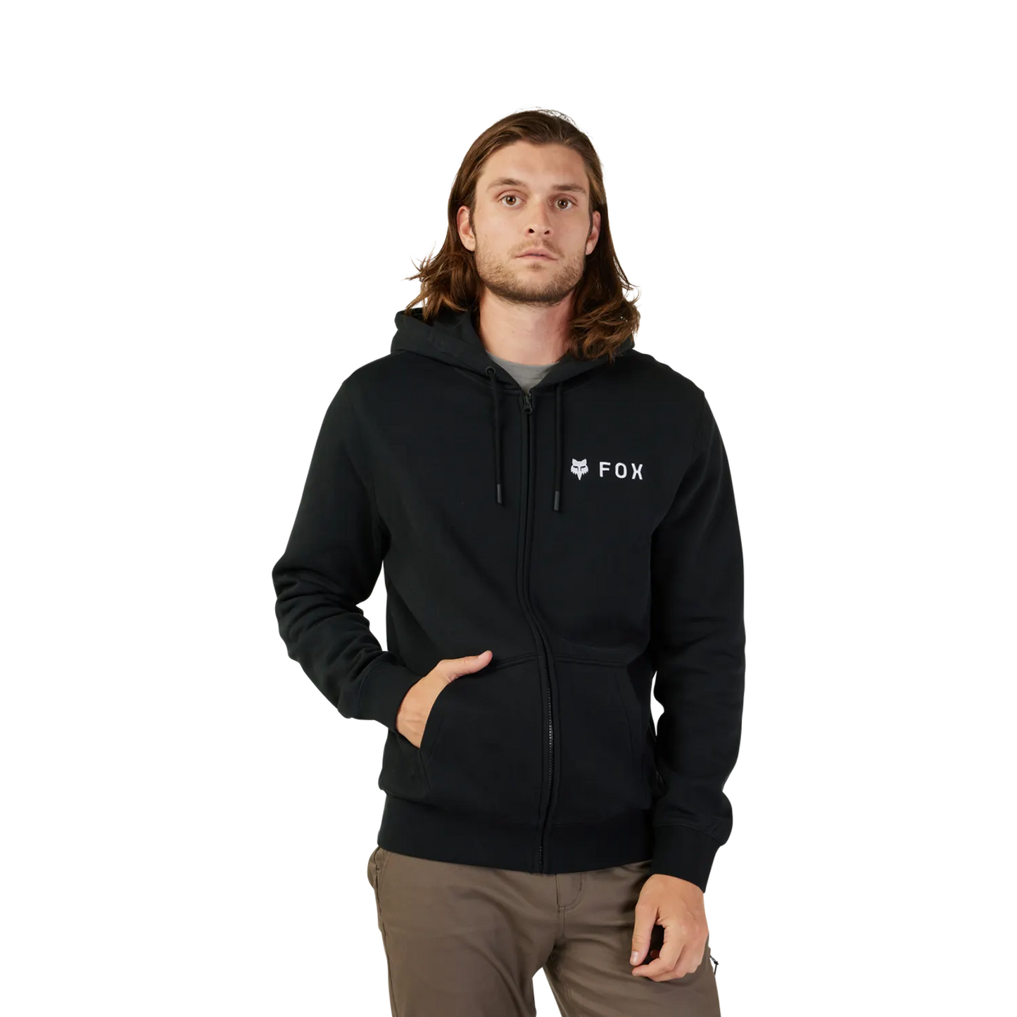 FOX ABSOLUTE ZIP Hoody Negro