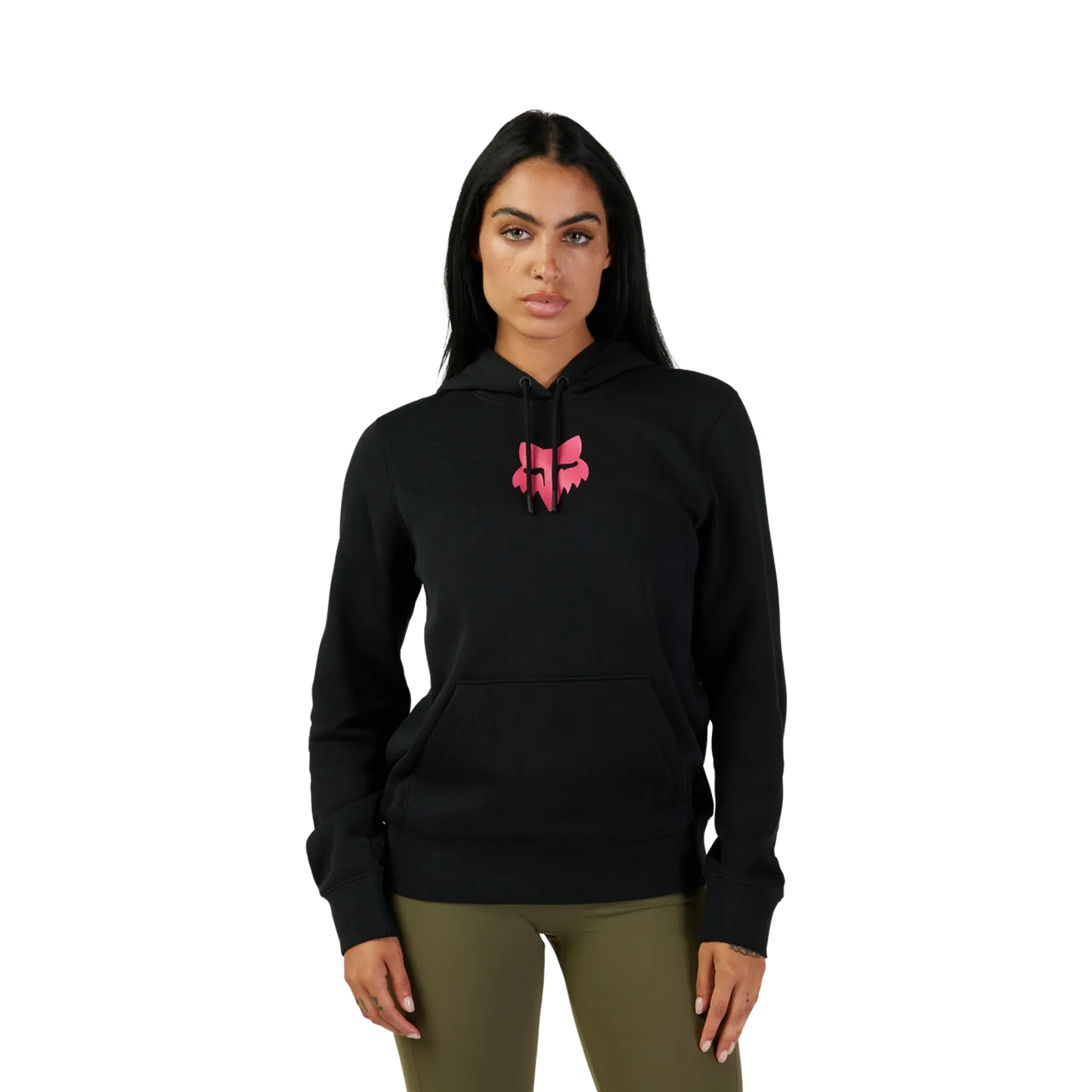 Sudadera con capucha FOX HEAD para mujer Negro/Rosa