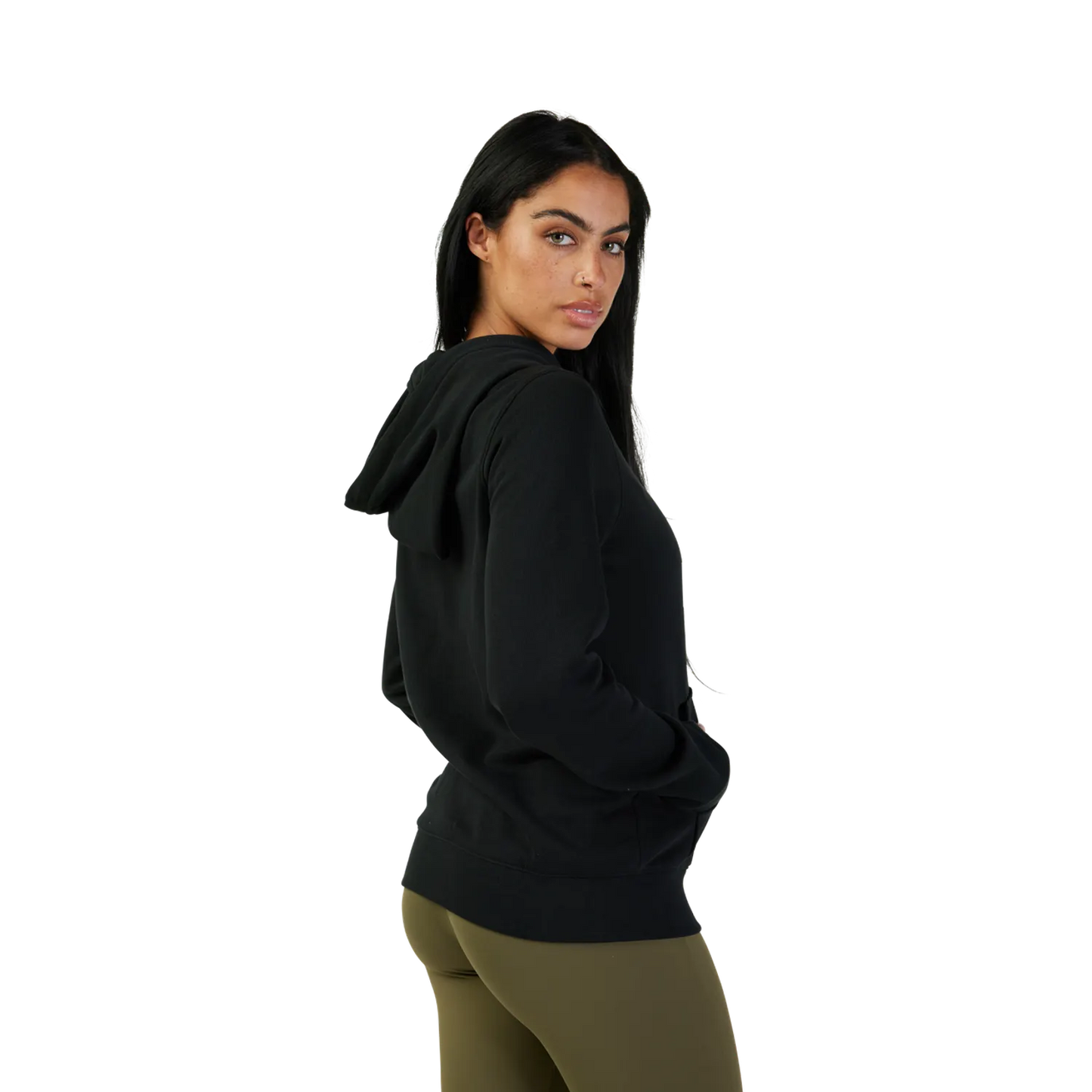 Sudadera con capucha FOX HEAD para mujer Negro/Rosa