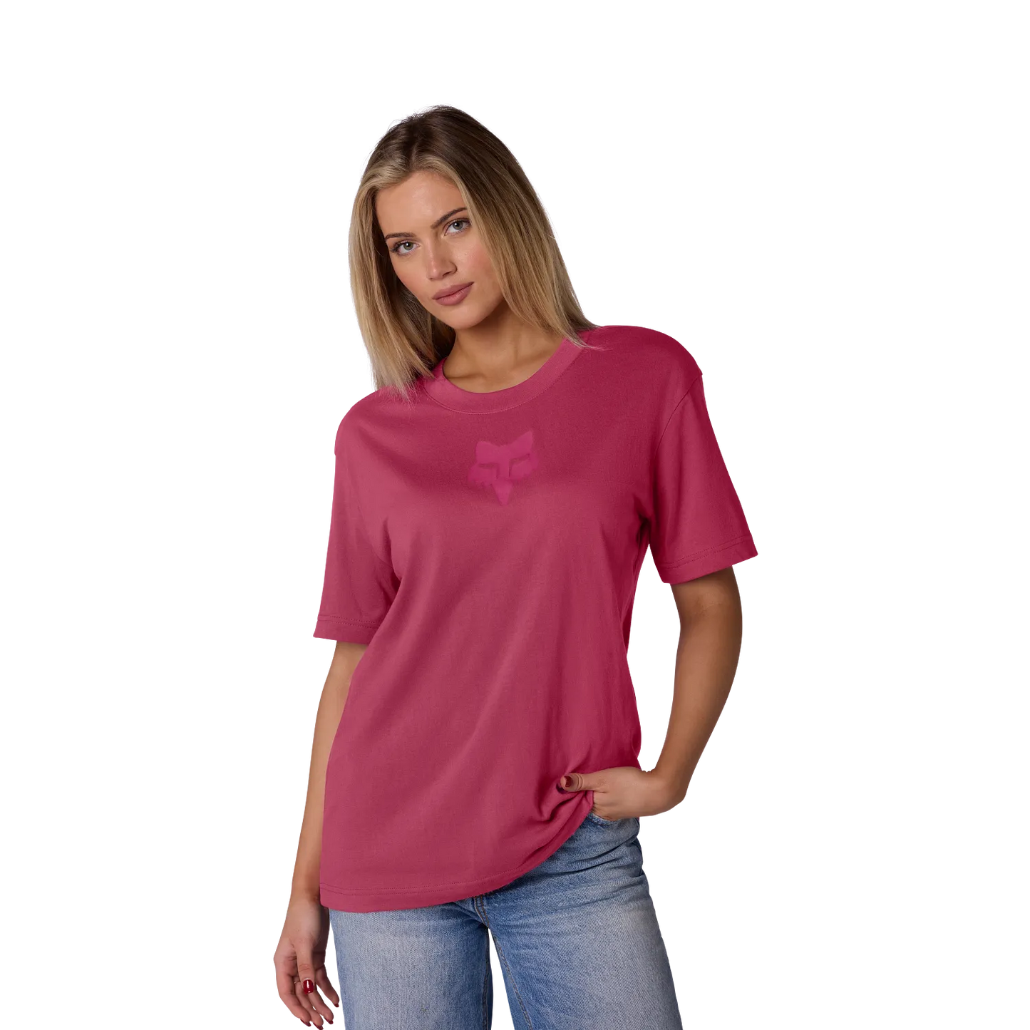 FOX HEAD Camiseta manga corta mujer rosa baya
