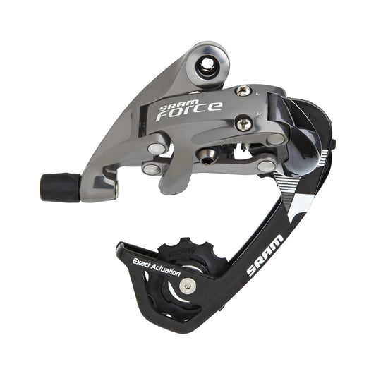Cambio trasero SRAM FORCE de 10 velocidades con caja media – vista del producto sobre fondo blanco