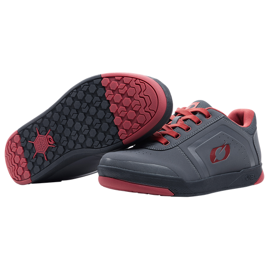 Zapatillas MTB O'NEAL PINNED FLAT Gris/Rojo